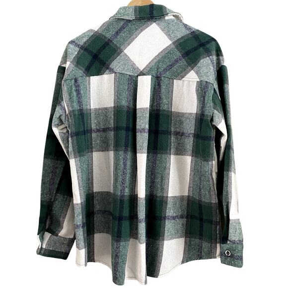 Automet Women’s Plaid Flannel Shacket - Size Medium-NWOT - Picture 2 of 5